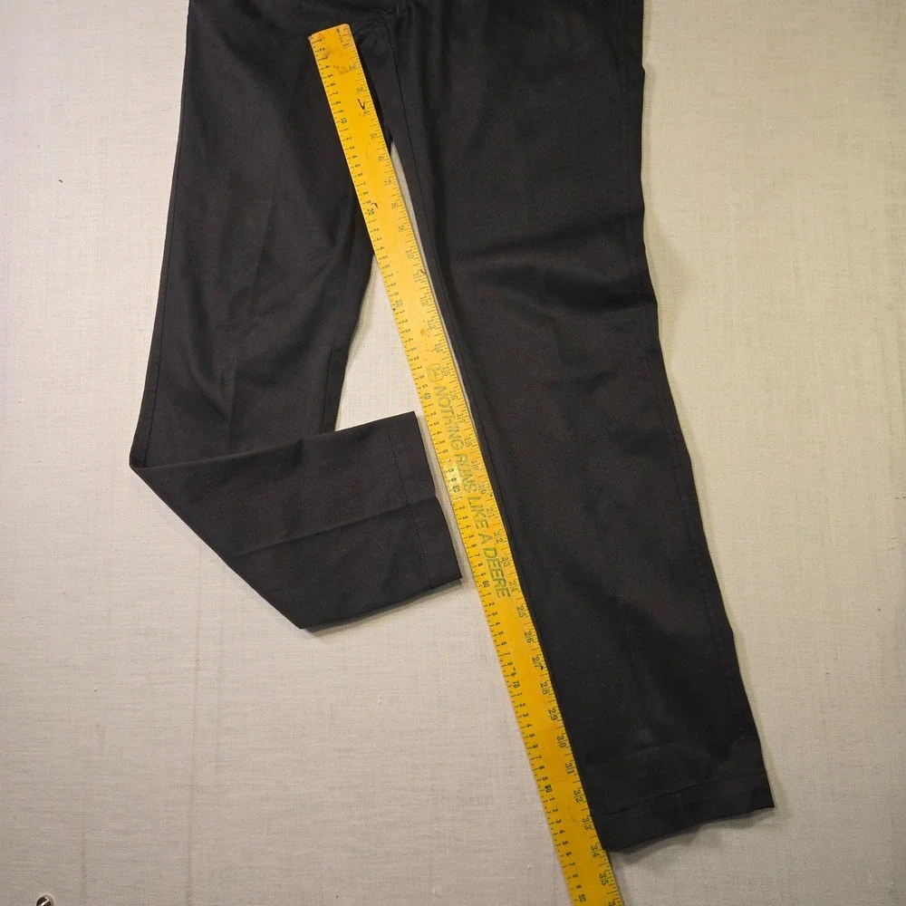 Levis Sta-Prest Chino Pants 33x34 Mens Black Slim Fit Tapered Trousers Workwear